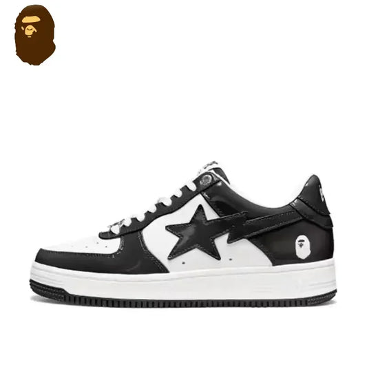 A BATHING APE offers Vibe BapeGoose Sports Sneakers for both men and women. These unisex, air-cushioned, non-slip, breathable Bapesta low sneakers are suitable for outdoor walking.